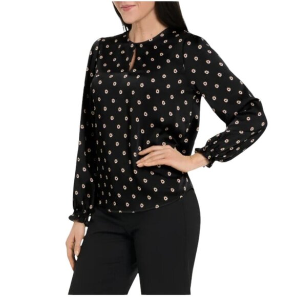 NEW Ted Baker Blouse | Black Floral - Picture 2 of 6